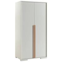 Skriňa s otočnými dverami LONDON - farba buka/biela, Modern, drevo/kompozitné drevo (98,5/195,2/56cm) - MID.YOU