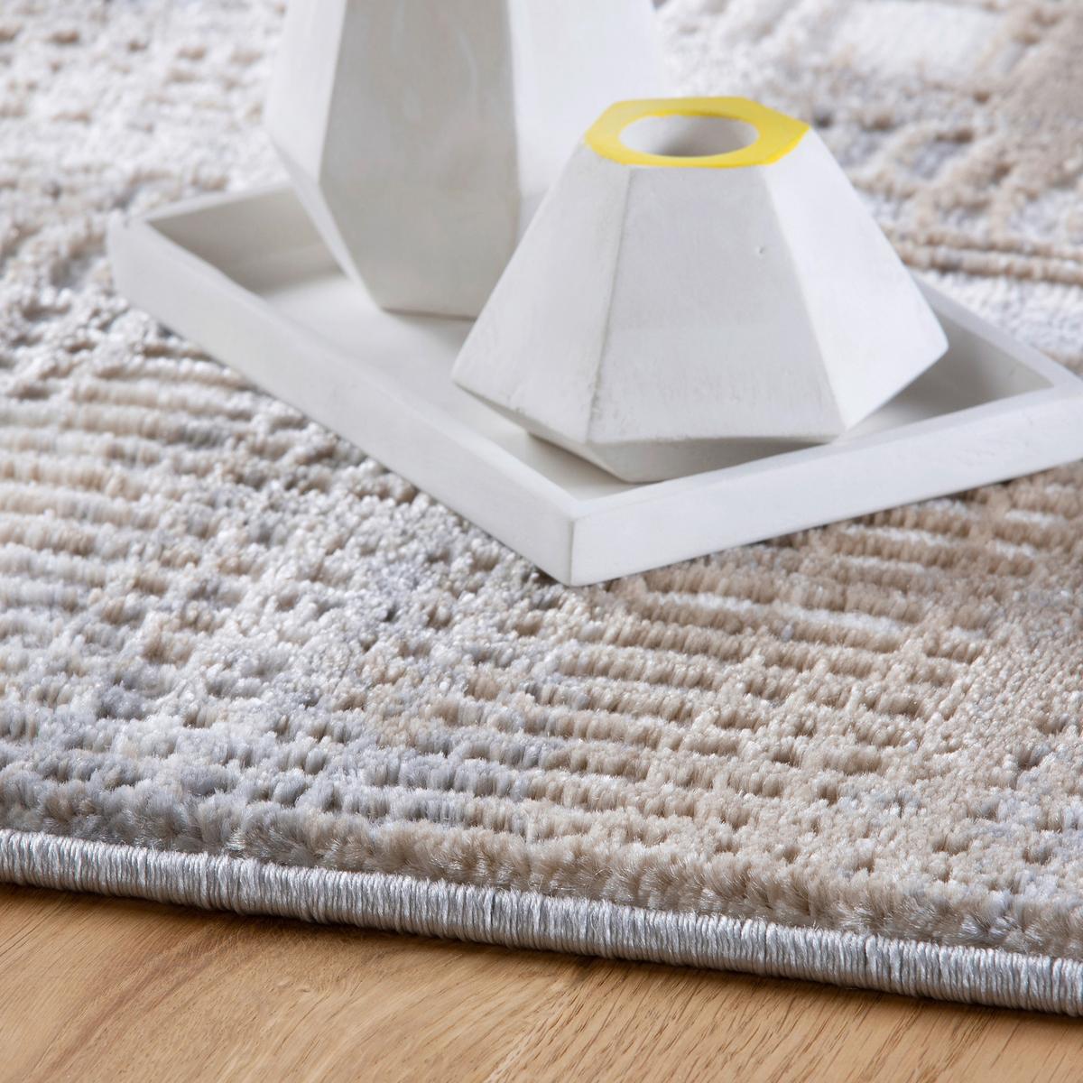 Webteppich My Salsa - Taupe, Design, Textil (120/170cm) - Obsession