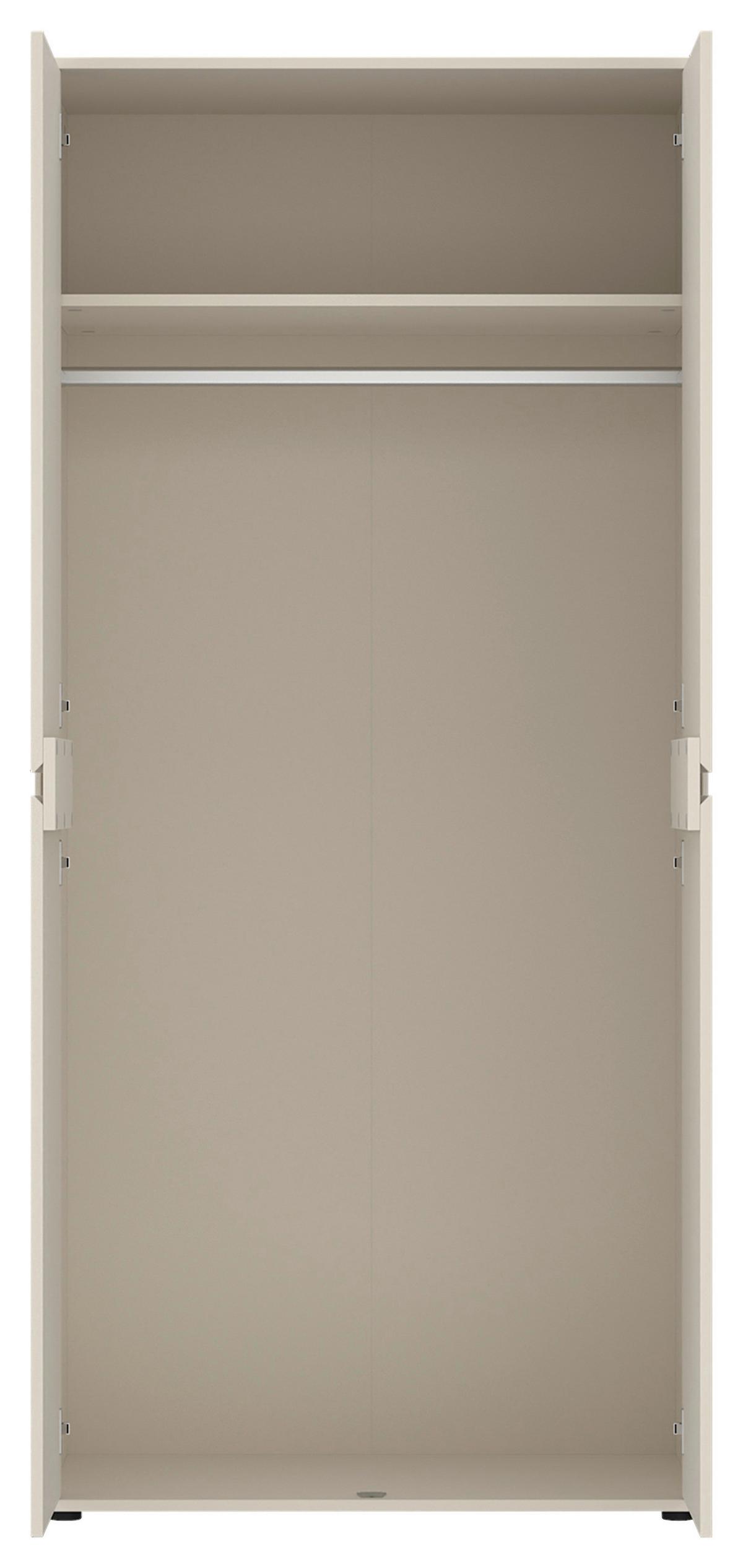 Kleiderschrank Zapato Kaschmir B: 92cm - Kaschmir, MODERN, Holzwerkstoff (92/199,9/55cm)