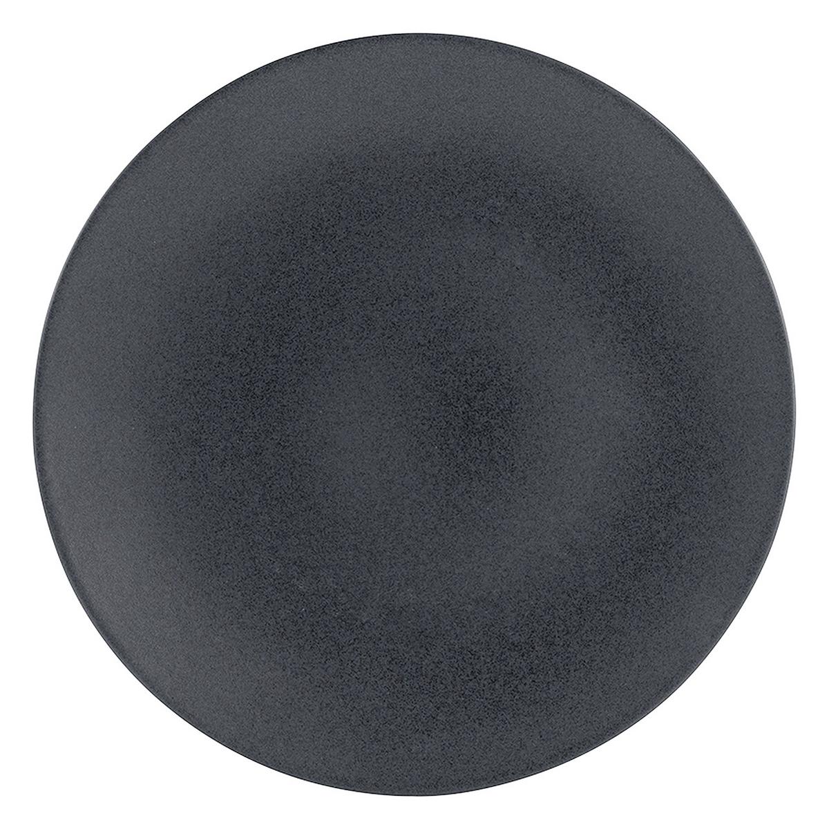 Kombiservice Keramik 4 Personen Geschirr Set Schwarz - Schwarz, Trend, Keramik - Creatable