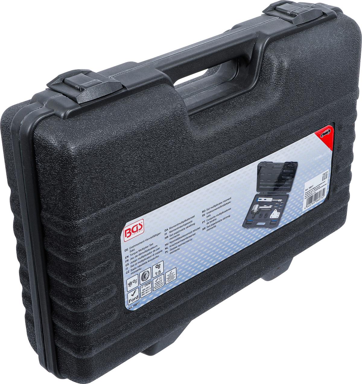 Drehmomentvervielfältiger-Sat 70917 - Silberfarben/Schwarz, Basics (38,2/34,6/32cm)