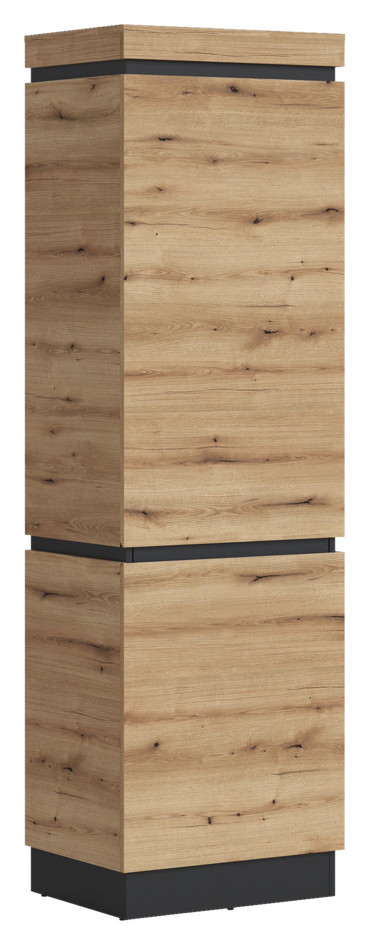 Garderobe Corte Eiche Dekor/grau B: 262 Cm - Eichefarben/Grau, Trend, Holzwerkstoff (262/200,5/45cm)