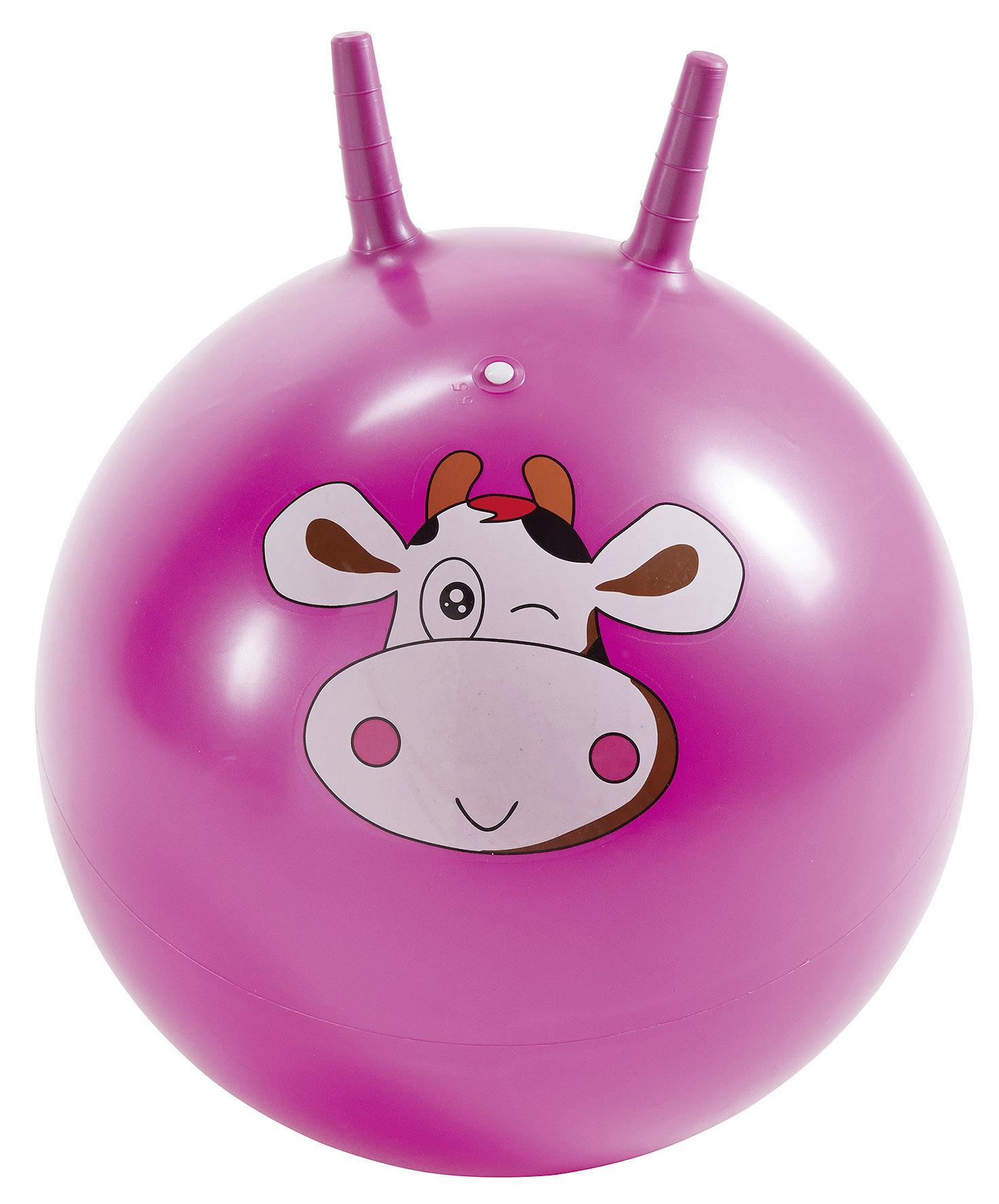 Hüpfball Aiyana - Blau/Rot, Basics, Kunststoff (45cm)