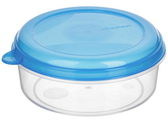 Frischhaltebox 0,5 Liter - Blau/Rot, KONVENTIONELL, Kunststoff (14/6cm) Frischhaltebox 0,5 Liter - Blau/Rot, KONVENTIONELL, Kunststoff (14/6cm)