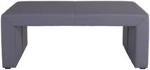 Sitzbank Gepolstert Grau Valun II B: 120 cm - KONVENTIONELL, Holz/Holzwerkstoff (120/49/48cm)