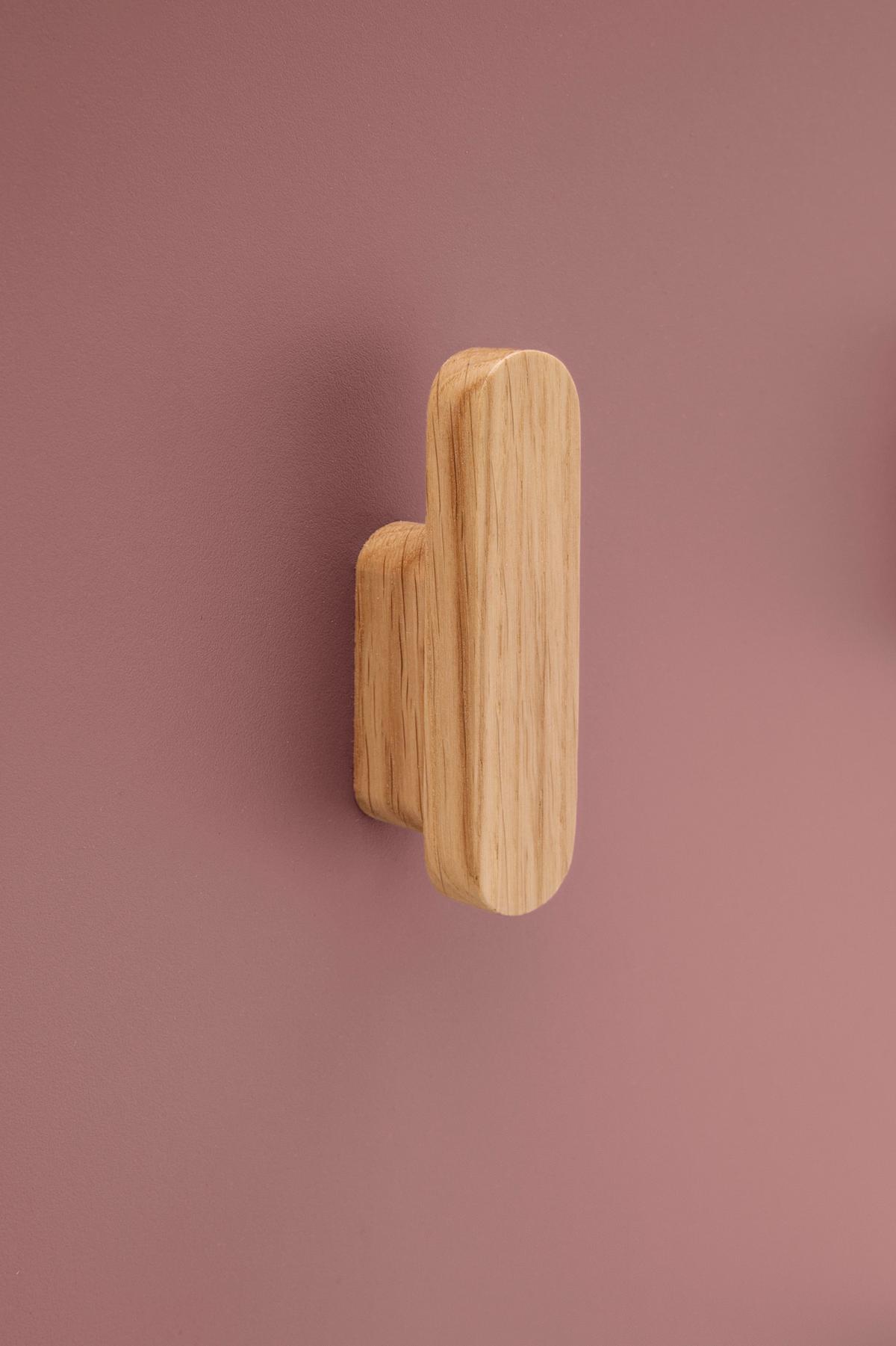 Garderobenpaneel Bjarne Mauve B: 30 Cm - Mauve, Design, Holzwerkstoff (30/110,6/2,6cm) - MID.YOU