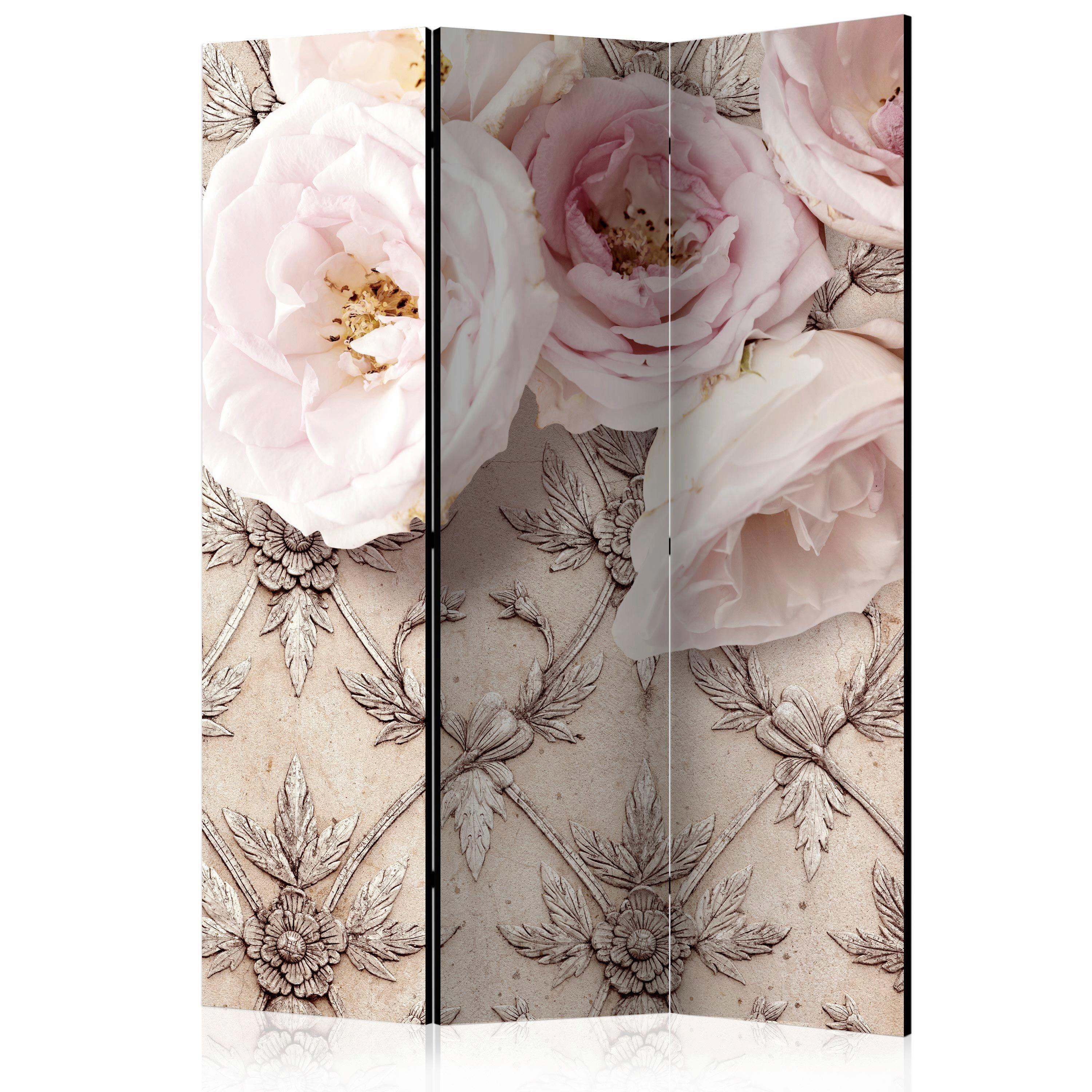 Paravent Hellrosa Beige B: 135 cm