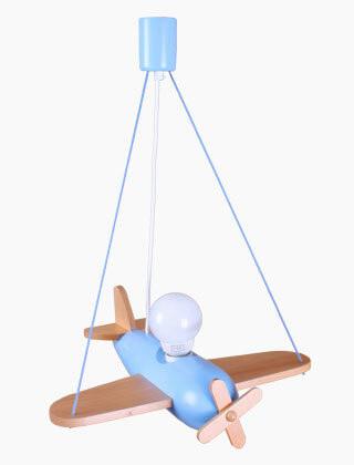 Kinderhängeleuchte Flugzeug H: 75 cm 1-Flammig