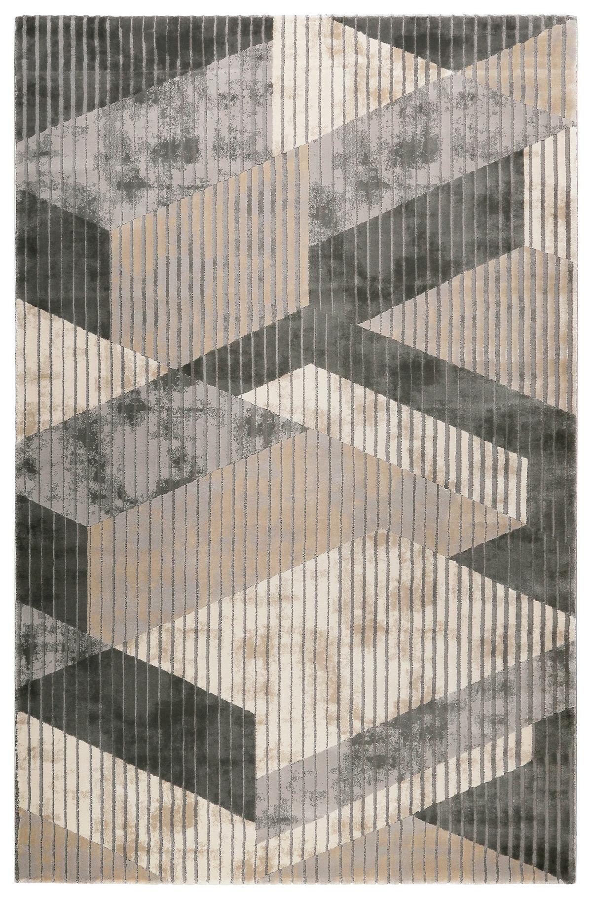 Webteppich Tamo - Grau, Design, Textil (120/170cm) - Esprit