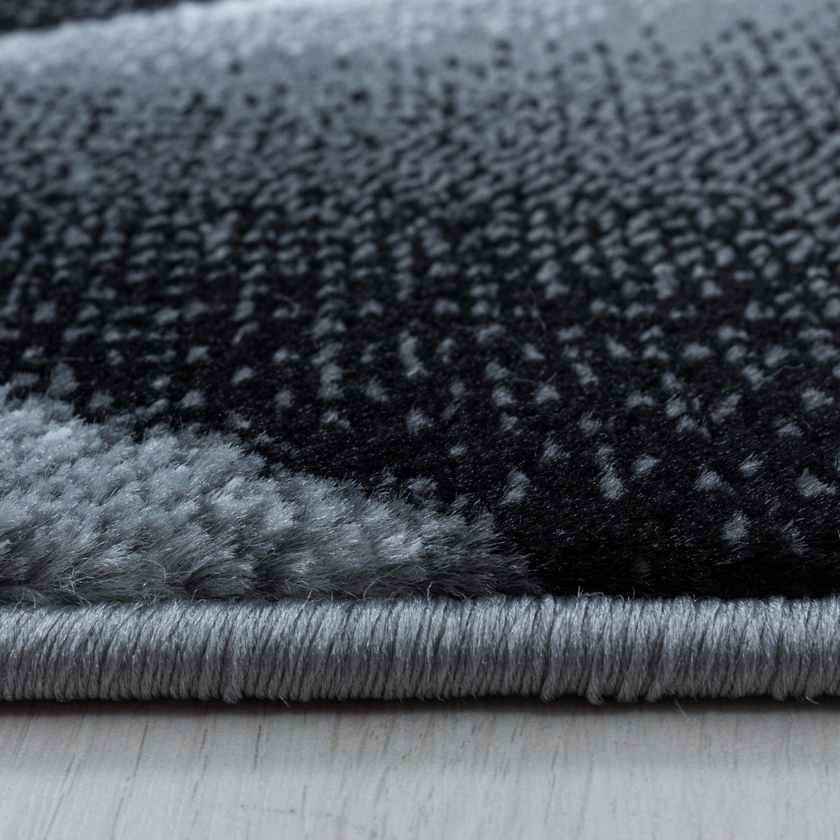 Webteppich Schwarz Naturfaser Costa 80x150 cm - Schwarz, Design, Textil (80/150cm)