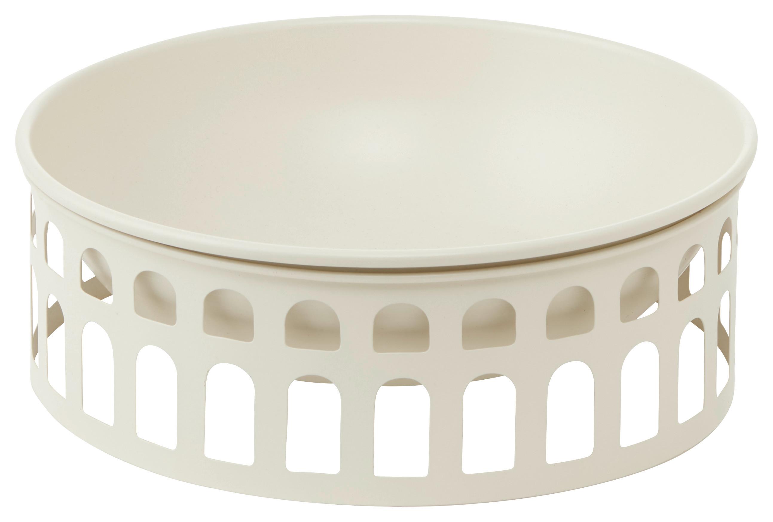 Dekorační miska Base, Ø: 24cm - béžová, kov (24/9cm) - Modern Living