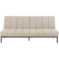 2-sitzer-sofa Mit Schlaffunktion Caix Beige - Beige/Schwarz, KONVENTIONELL, Textil (198/87/95cm) - MID.YOU