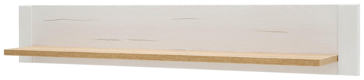 Wandboard Brixen B: 150 cm Eiche/Pinie Dekor - Eichefarben/Pinienfarben, LIFESTYLE, Holzwerkstoff (150/25/22cm) - Livetastic