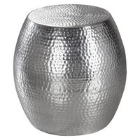 Príručný stolík - orientálny Pedro strieborný - strieborná, Lifestyle, kov (42/42/42cm) - MID.YOU