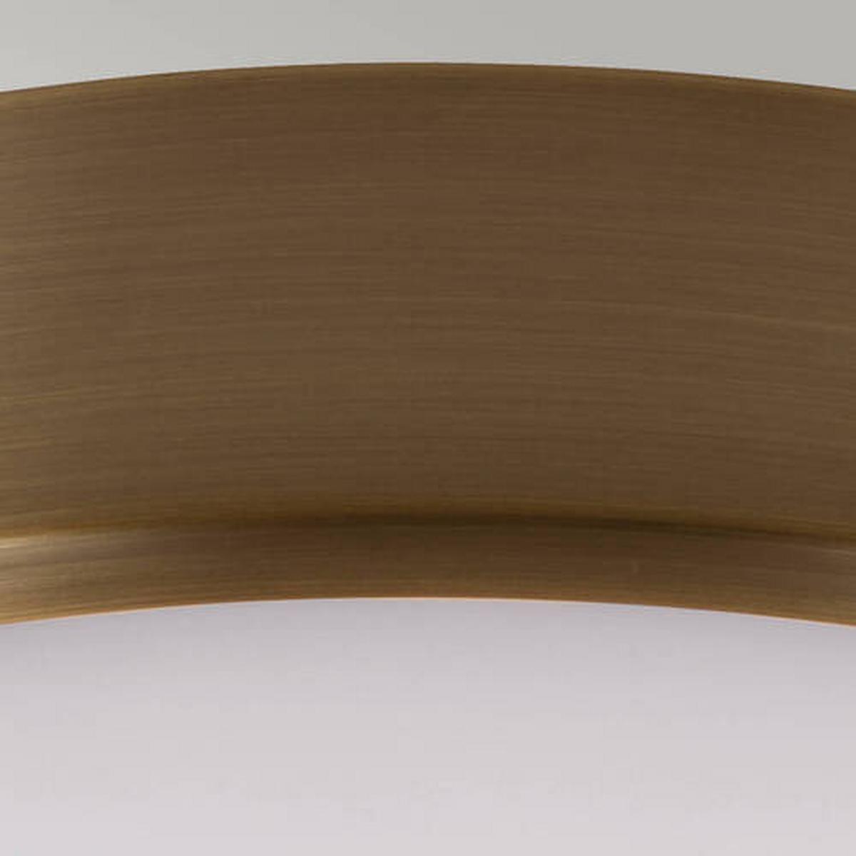 Deckenleuchte Fe-Cadence-F-Dab - Messingfarben, KONVENTIONELL, Glas/Metall (33/11.7cm) - Elstead Lighting