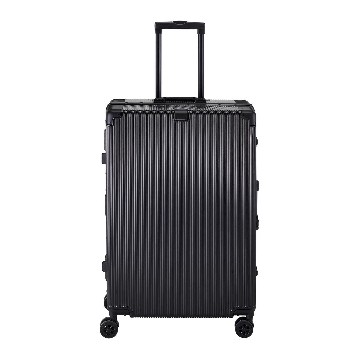 Cestovní kufr MIAMI -L- - černá, Moderní, kov/textil (51/31/78cm) - Mömax
