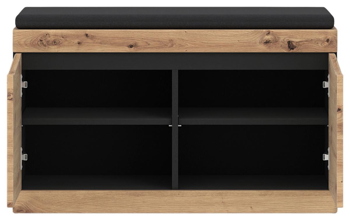 Előszobapad Turino - Modern, faalapú anyag (86/49/39,9cm)