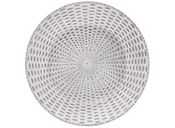 Talíř Dekorační Sarah - bílá, kompozitní dřevo (35cm) - Mömax modern living Talíř Dekorační Sarah - bílá, kompozitní dřevo (35cm) - Mömax modern living