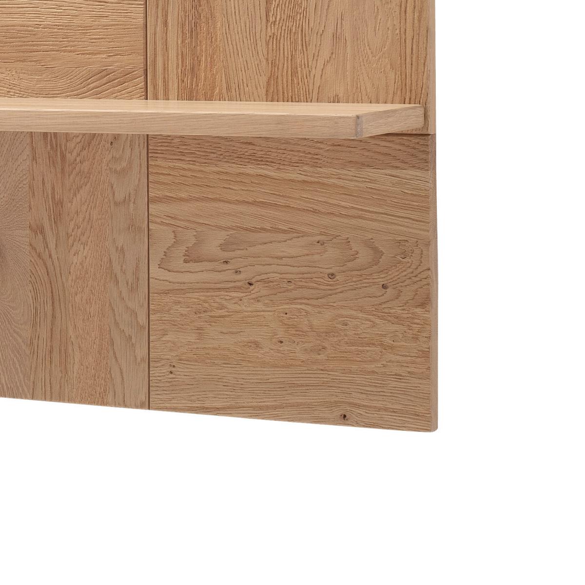 Wandboard Valencia B: 120 cm Eichefarben - Eiche Bianco, Design, Holz/Holzwerkstoff (120/69/26cm) - MID.YOU