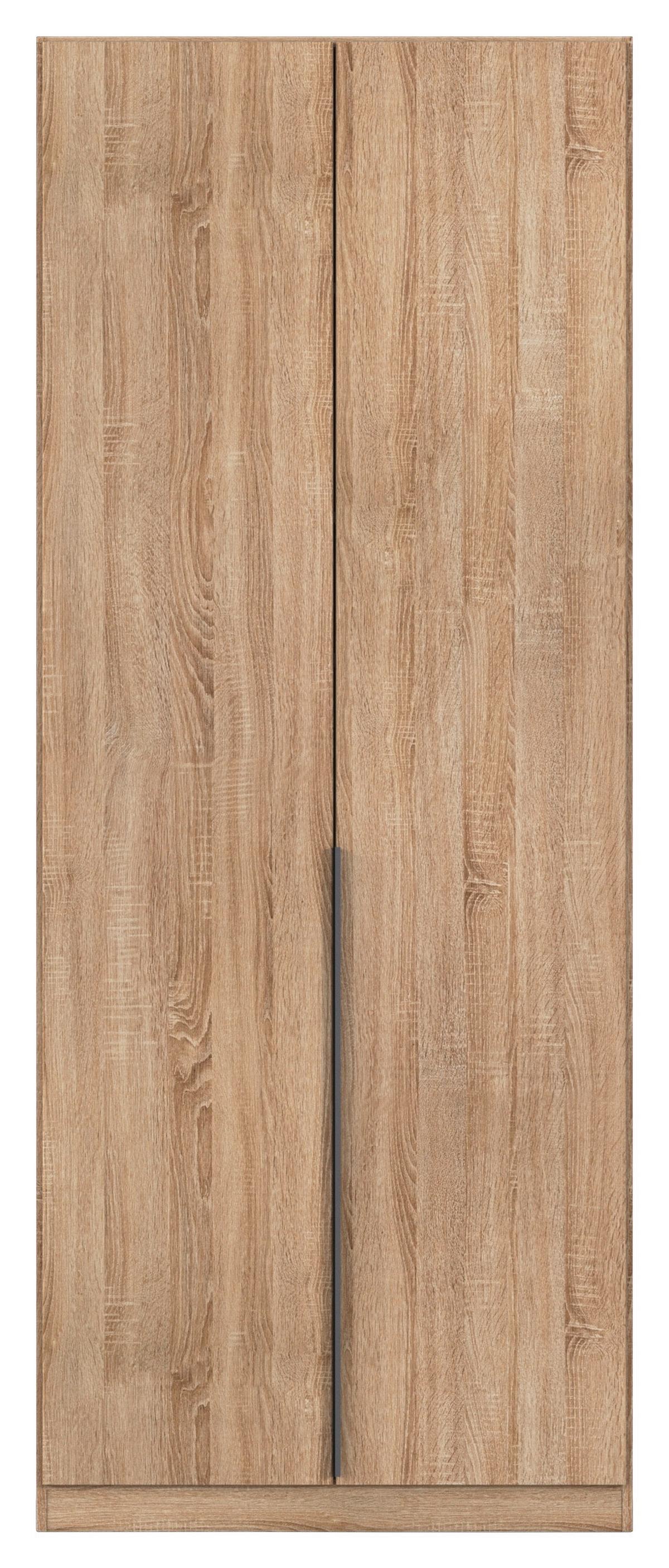 Drehtürenschrank Alabama, Sonoma Eiche B: 91 Cm - Sonoma Eiche, MODERN, Holzwerkstoff (91/229/54cm) - Rauch Möbel