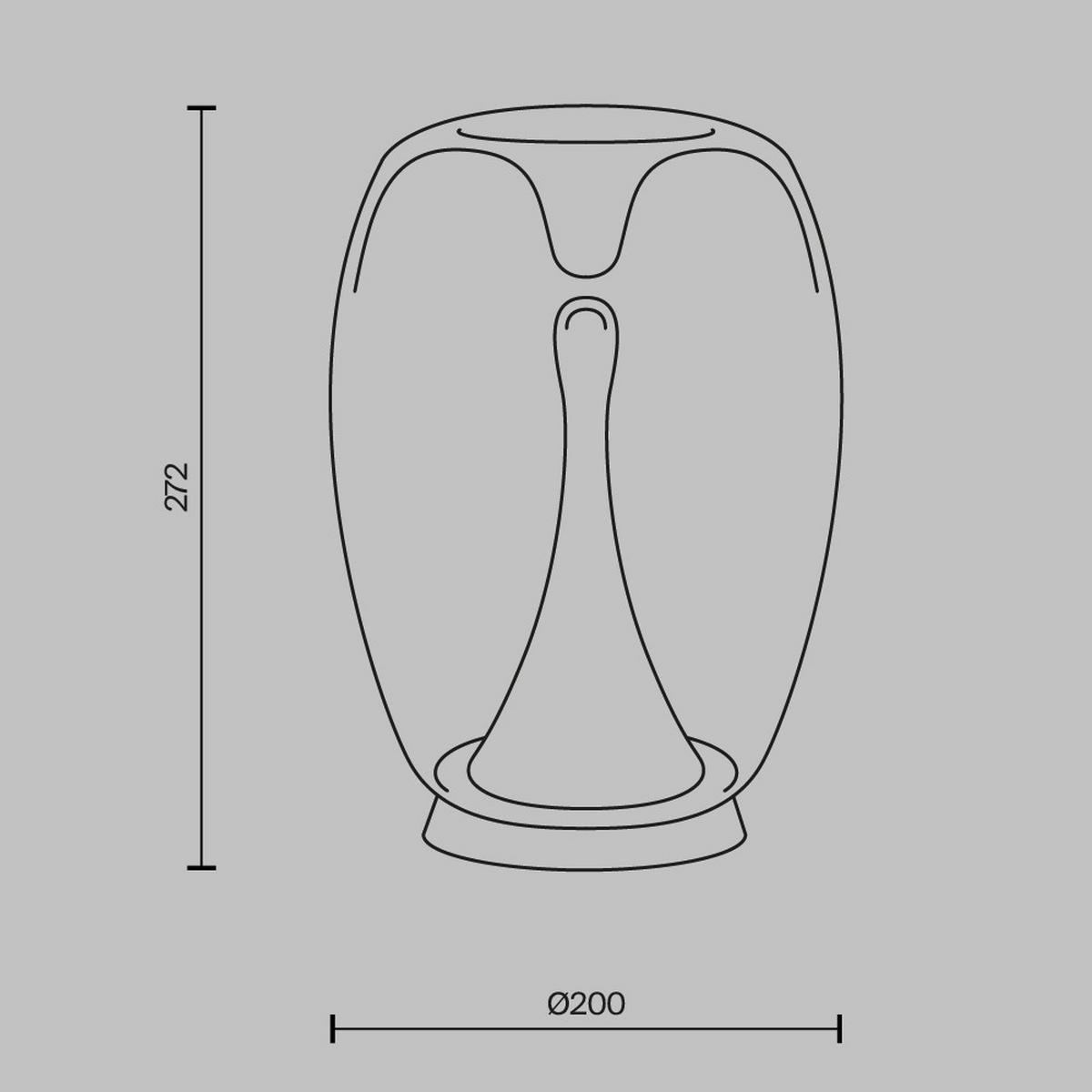 Tischleuchte Splash - Goldfarben, MODERN, Metall (20/27,2cm) - Vacu Vin