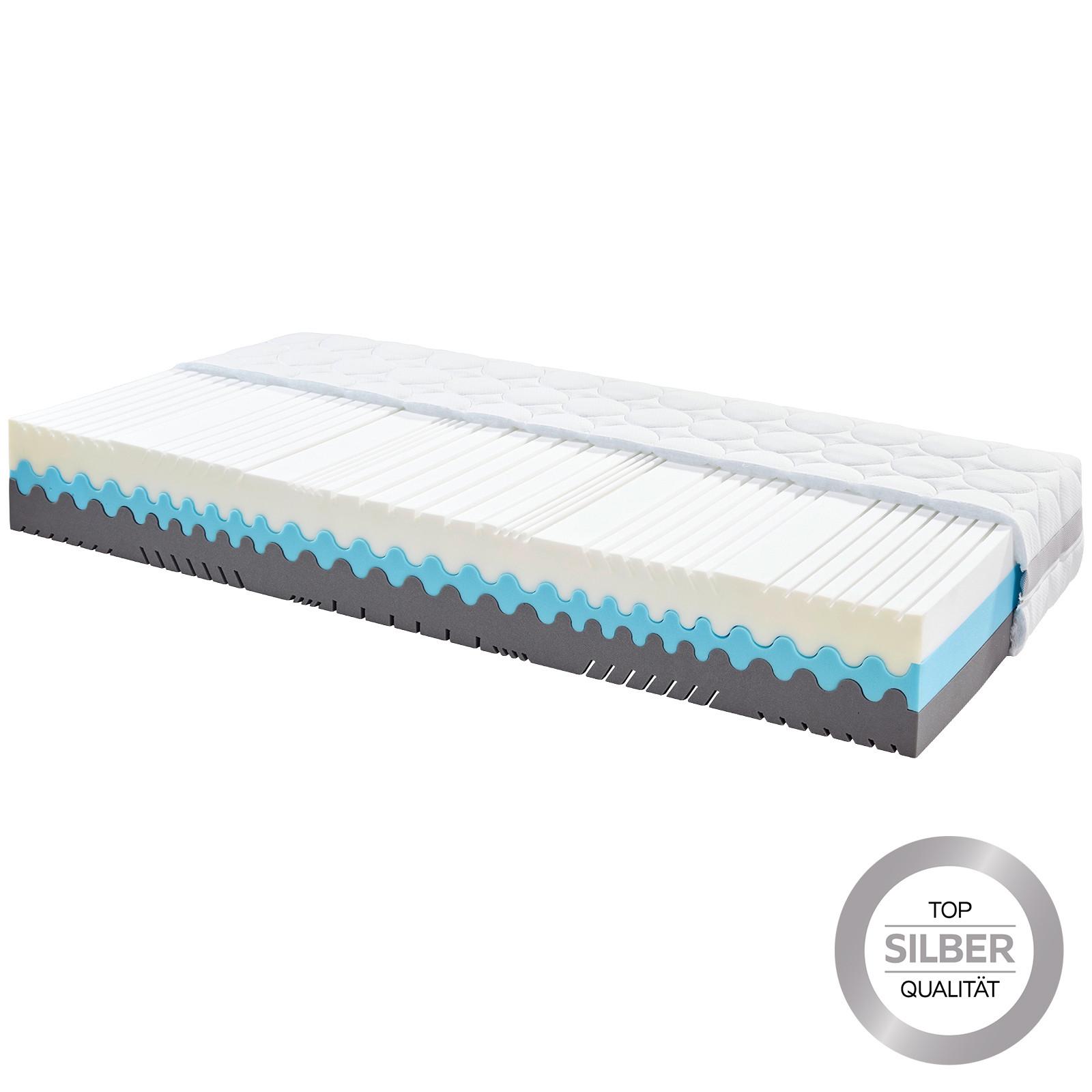 Matrace Silvy Deluxe 90x200cm, H3/ H4 - bílá, textil (90/200cm) - Primatex