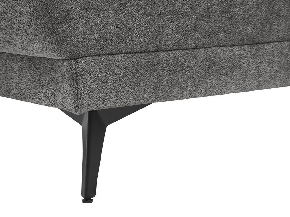 Rohová sedačka TEXAS, ľavá, sivohnedý velúr - čierna/taupe, Konventionell, drevo/textil (203/259cm) - Based