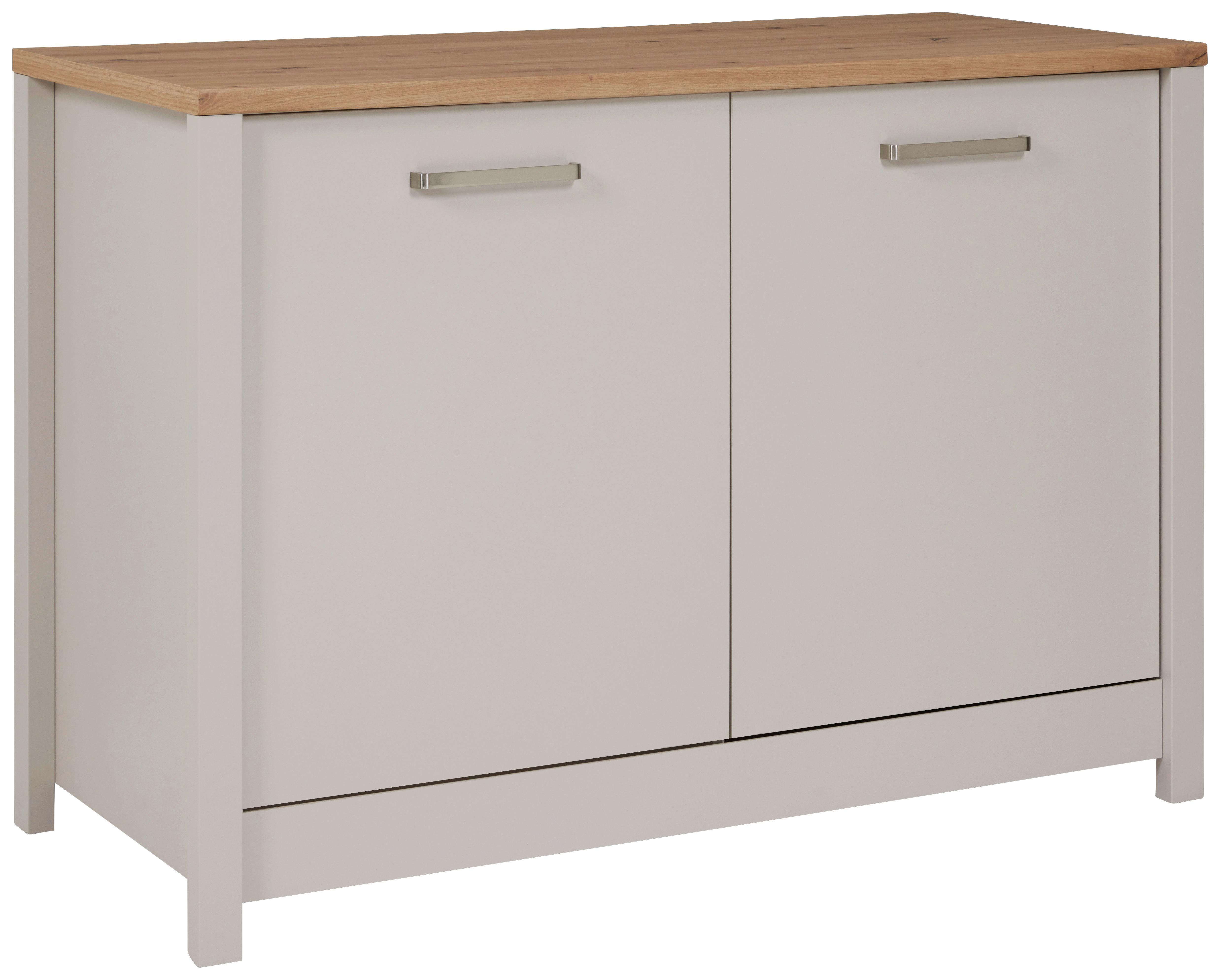 SPÜLENUNTERSCHRANK SARDEGNA - Kaschmir/Eiche Artisan, ROMANTIK / LANDHAUS, Holzwerkstoff (130,3/92/60cm)