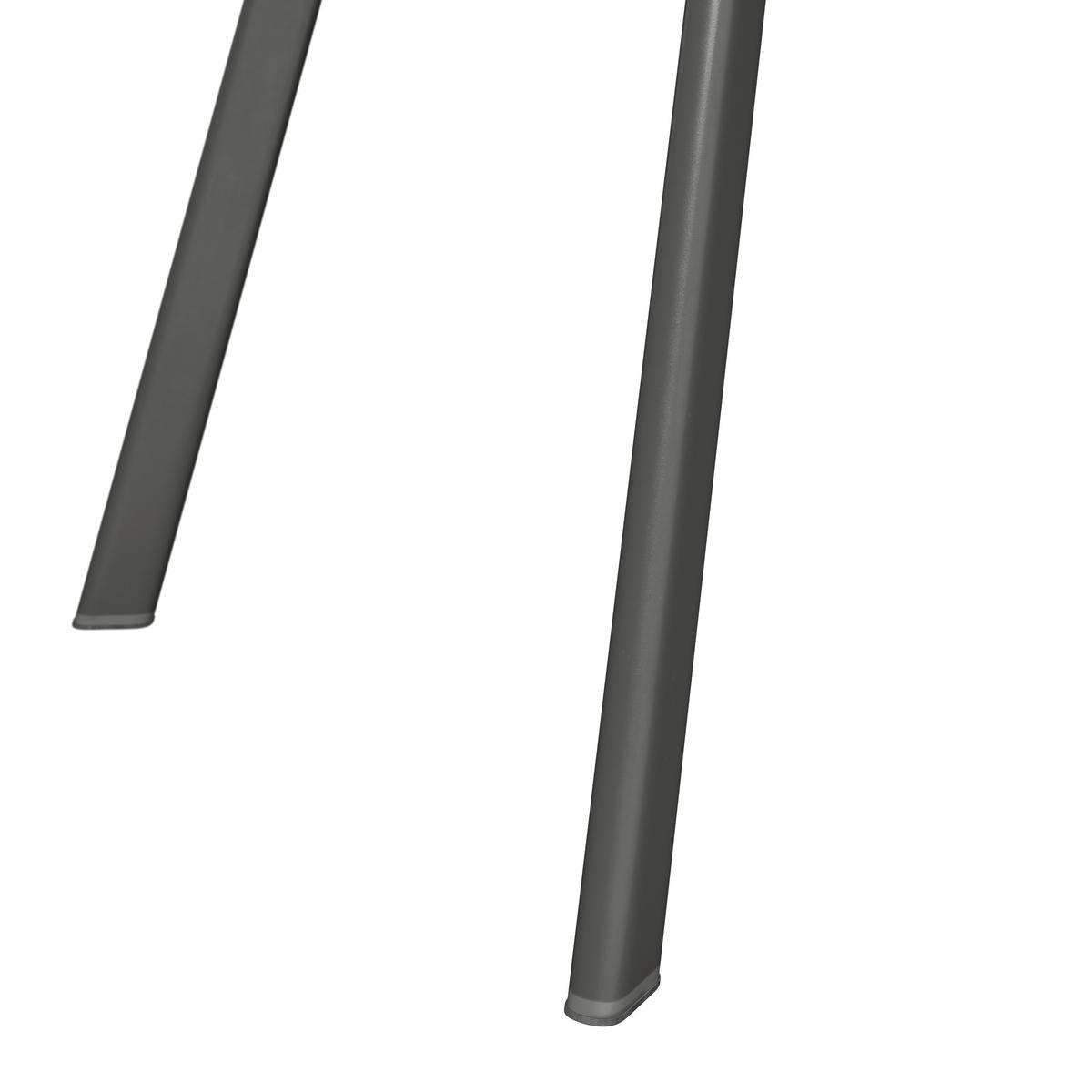 Esstisch George Mdf Grau Dekor, B: 120cm - Schwarz/Grau, Trend, Keramik/Holzwerkstoff (120/76/80cm)