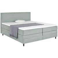 Boxspringbett Mit Bettkasten 160x200 Kleopatra - Hellgrau, KONVENTIONELL, Holz/Holzwerkstoff (160/200cm) - Ondega