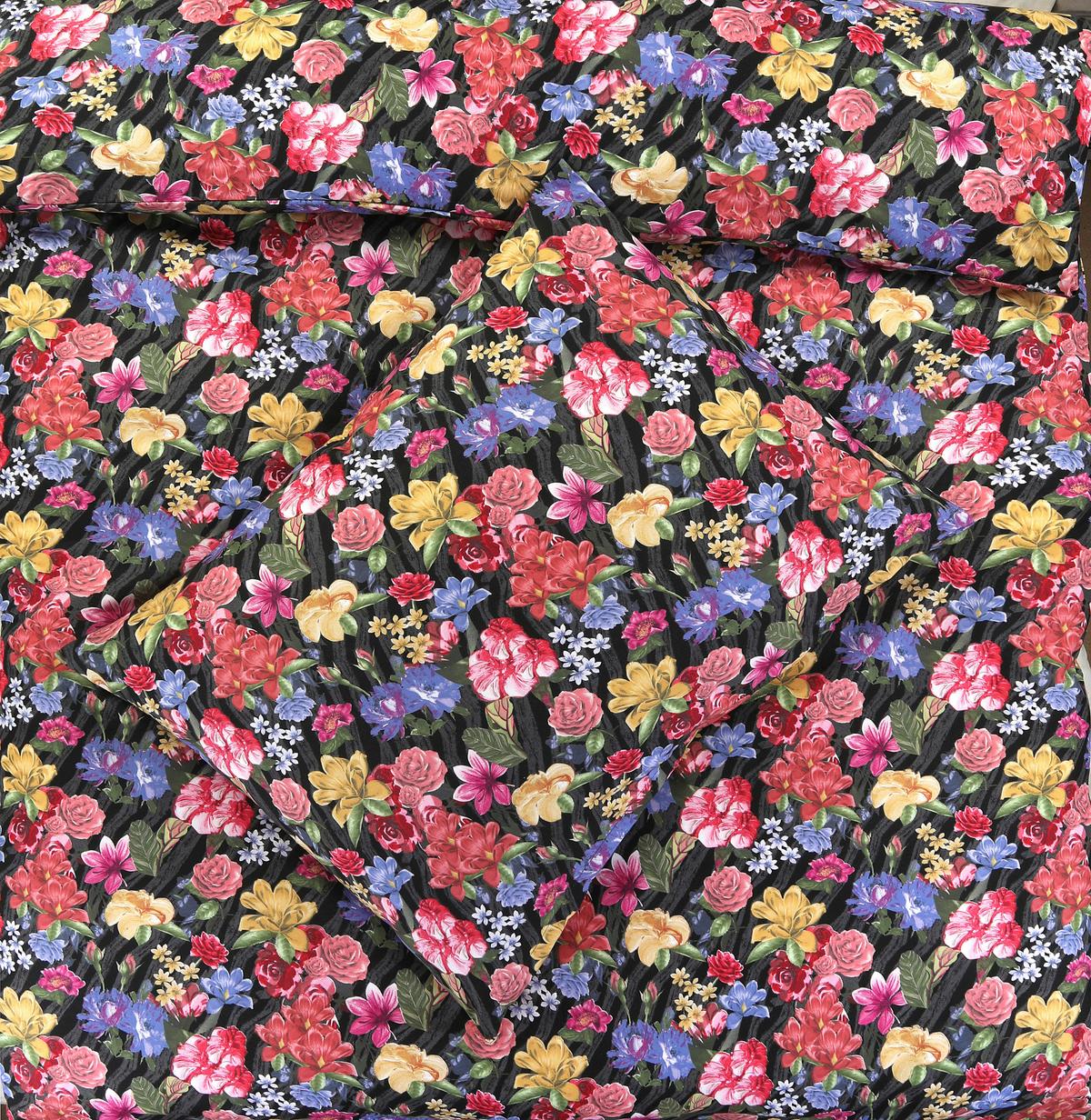 Ágyneműhuzat-garnitúra Paola - lila/sárga, Romantik / Landhaus, textil - James Wood