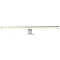 Led-wandleuchte Bad Ip44 Opal/chromfarben L: 60 Cm - Chromfarben/Opal, Design, Kunststoff/Metall (60/12/4cm) - Globo
