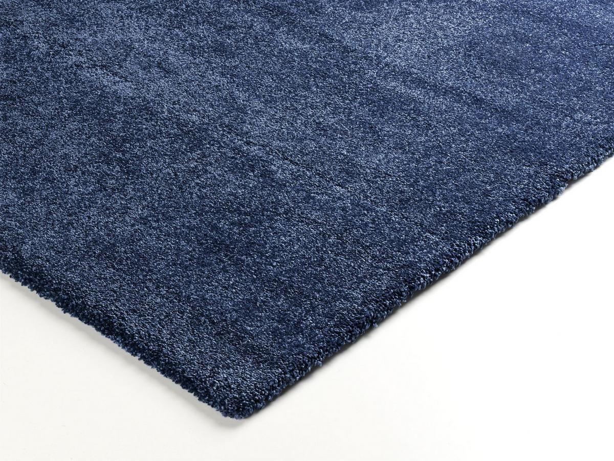 Hochflorteppich Bellevue Blau 140x200 cm - Blau, Basics, Textil (140/200cm) - Novel