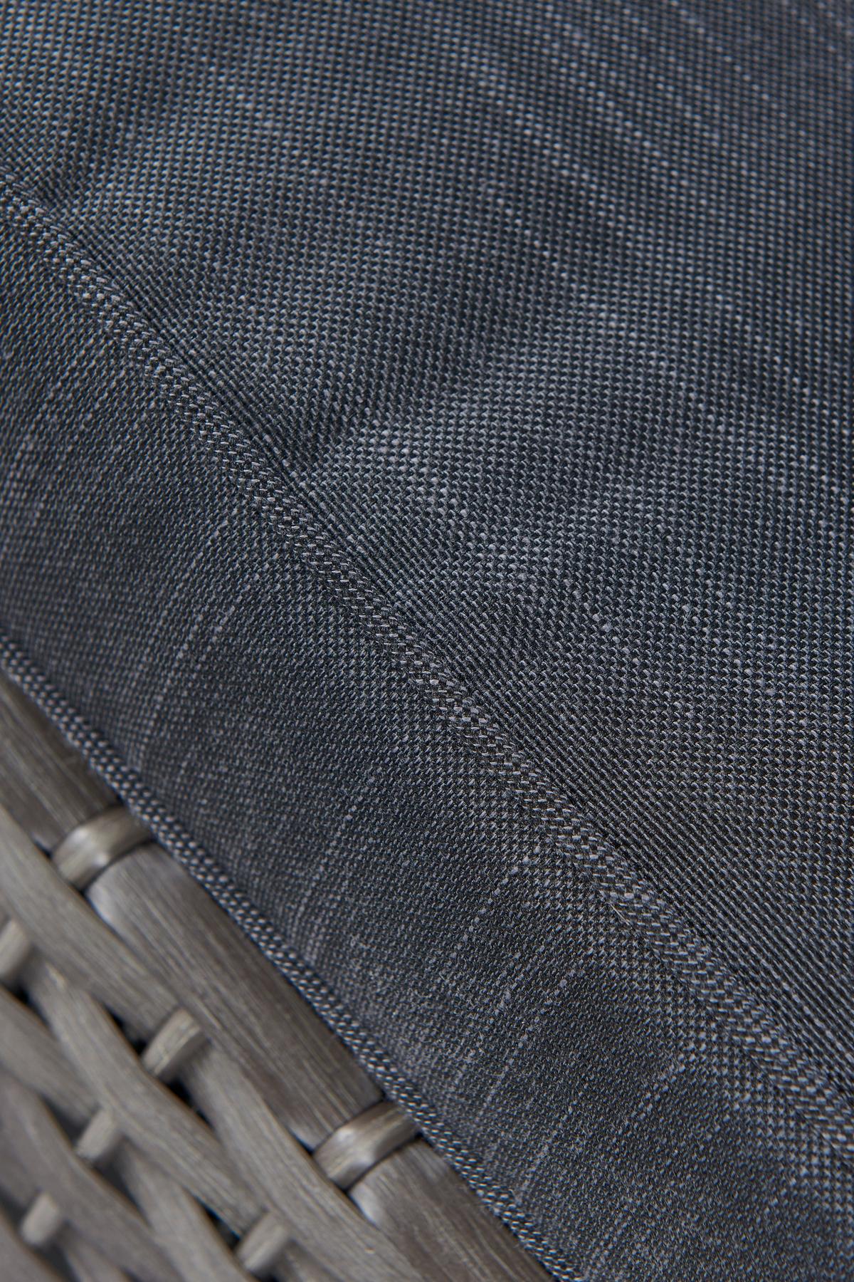 Loungegarnitur 4-Tlg. Lisabon aus Kunststoff mit Kissen - Braun/Grau, MODERN, Kunststoff/Textil - Luca Bessoni