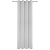 Ösenvorhang Caro - Silberfarben, KONVENTIONELL, Textil (140/245cm) - Ondega