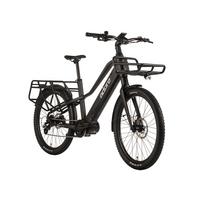 E-Citybike 26 Zoll schwarz - Schwarz, LIFESTYLE, Metall (180/70/100cm)