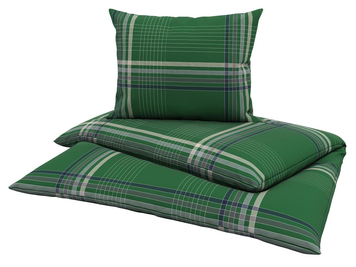 Ágyneműhuzat-garnitúra Sanella - sötétzöld, Modern, textil (140/200cm) - Luca Bessoni