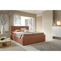 Čalúnená posteľ ORINOCO PL: 180/200 cm, hrdzavá - hrdzavá, Modern, kov/drevo (180/200cm) - Mömax