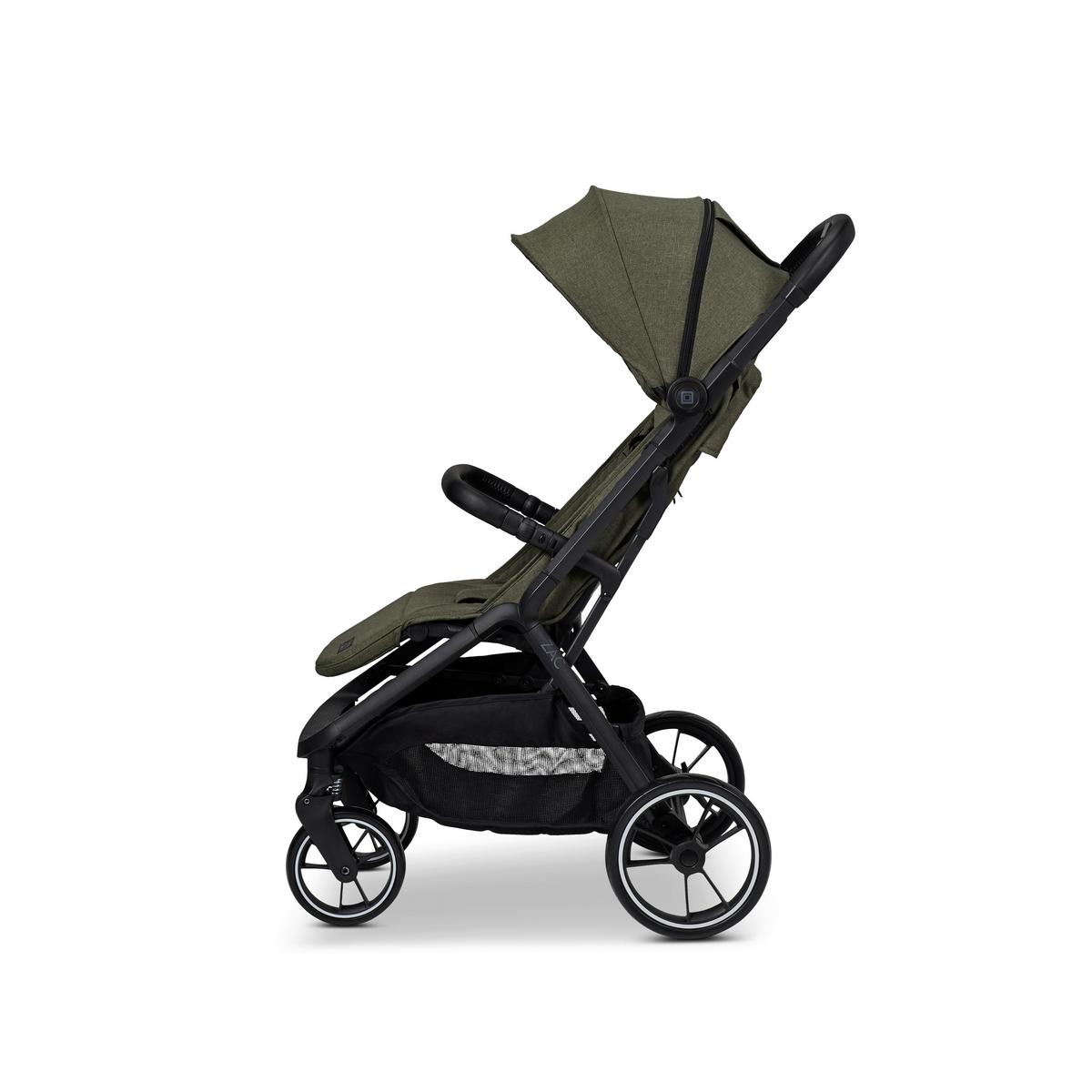 Buggy Zac - Schwarz/Olivgrün, Basics, Textil (80/55/102cm) - Moon