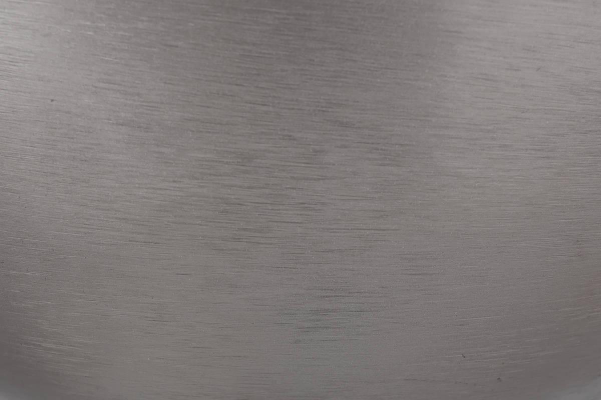 Dekosäule mit Schale Art Deco 125 H: 59 cm - Pflaume/Silberfarben, Trend, Metall (37/37/59cm) - Kayoom