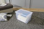 Aufbewahrungsbox Bea mit Deckel Kunststoff 59x39x35 cm - Transparent, KONVENTIONELL, Kunststoff (59/39/35cm) - Homezone