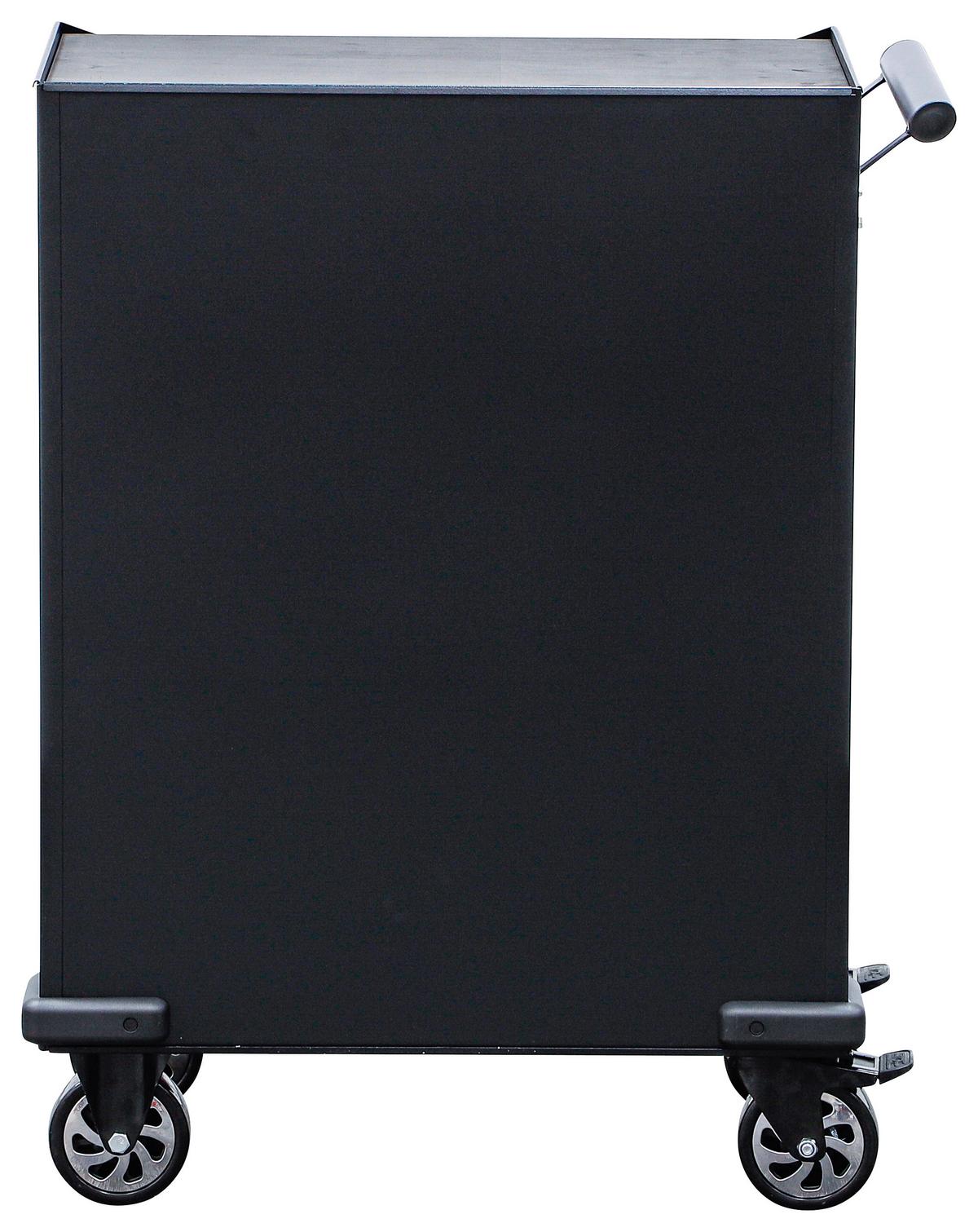 Werkstattwagen Leer Blau/schwarz B: 69,9 Cm - Blau/Schwarz, Basics, Metall (69,9/99,4/45,8cm)