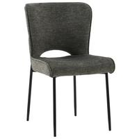 Židle Johanna, zelená - šedá/černá, Moderní, kov/textil (49/84/60cm) - Mömax