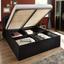 Bett Eliza 180x200 cm Schwarz - Schwarz, ROMANTIK / LANDHAUS, Textil (180/200cm) - Carryhome Bett Eliza 180x200 cm Schwarz - Schwarz, ROMANTIK / LANDHAUS, Textil (180/200cm) - Carryhome