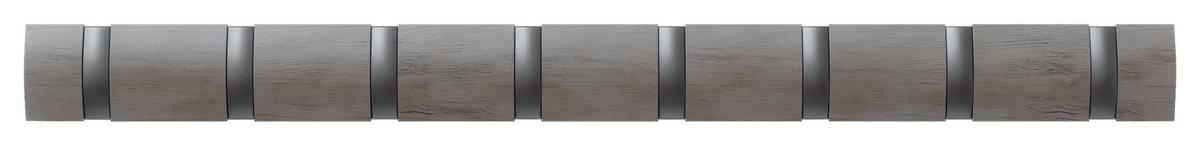 NÁSTENNÝ VEŠIAK 318858-1045 - sivá, Design, drevo/plast (6,4/3,2/81,3cm) - Umbra
