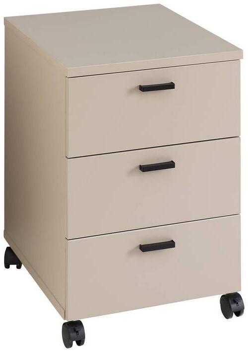 POJÍZDNÝ KONTEJNER GLENN-M - černá/kašmírová, Moderní, kompozitní dřevo/plast (45/66/55cm) - Mömax