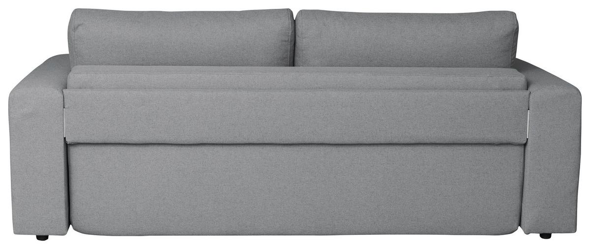 Schlafsofa Berna - Chromfarben/Schwarz, Design, Textil (238/77/108cm) - P & B