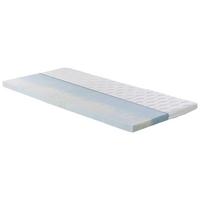 Topper Luxus Gel 90x200 cm Gelschaumkern - Weiß, Basics, Textil (90/200cm) - MID.YOU