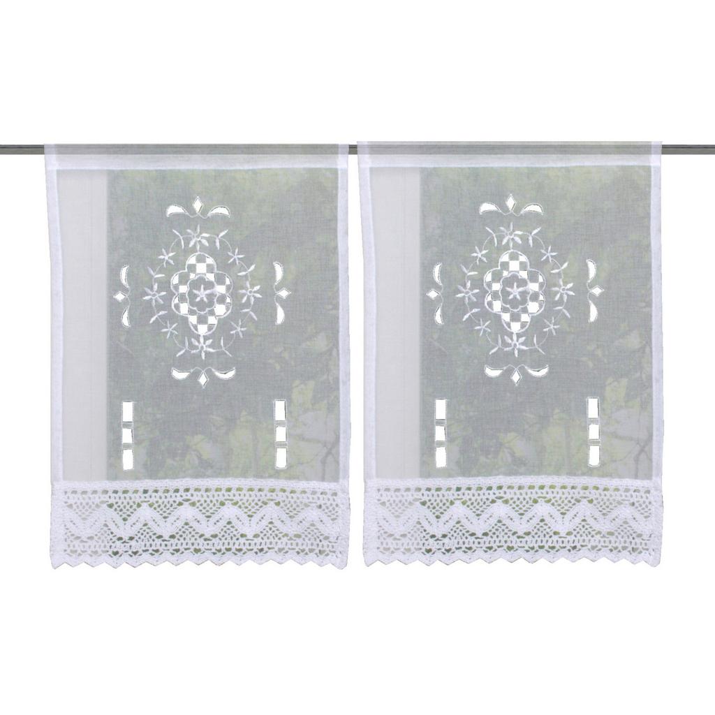 Gardine halbtransparent Alegra BxL: ca 30x45cm