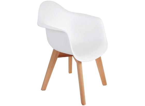 Detská Stolička Bambino - biela/farby buku, Moderný, drevo/plast (42/57,5/30cm) - Ombra Detská Stolička Bambino - biela/farby buku, Moderný, drevo/plast (42/57,5/30cm) - Ombra